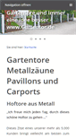 Mobile Screenshot of gartentor.de